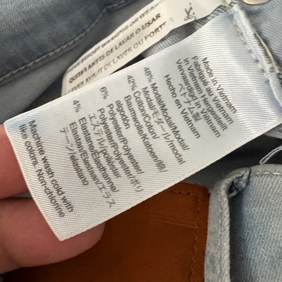 J.Crew Point Sur Hightower Straight Jeans High Rise Light Wash Stretch Size 25 - Picture 9 of 9